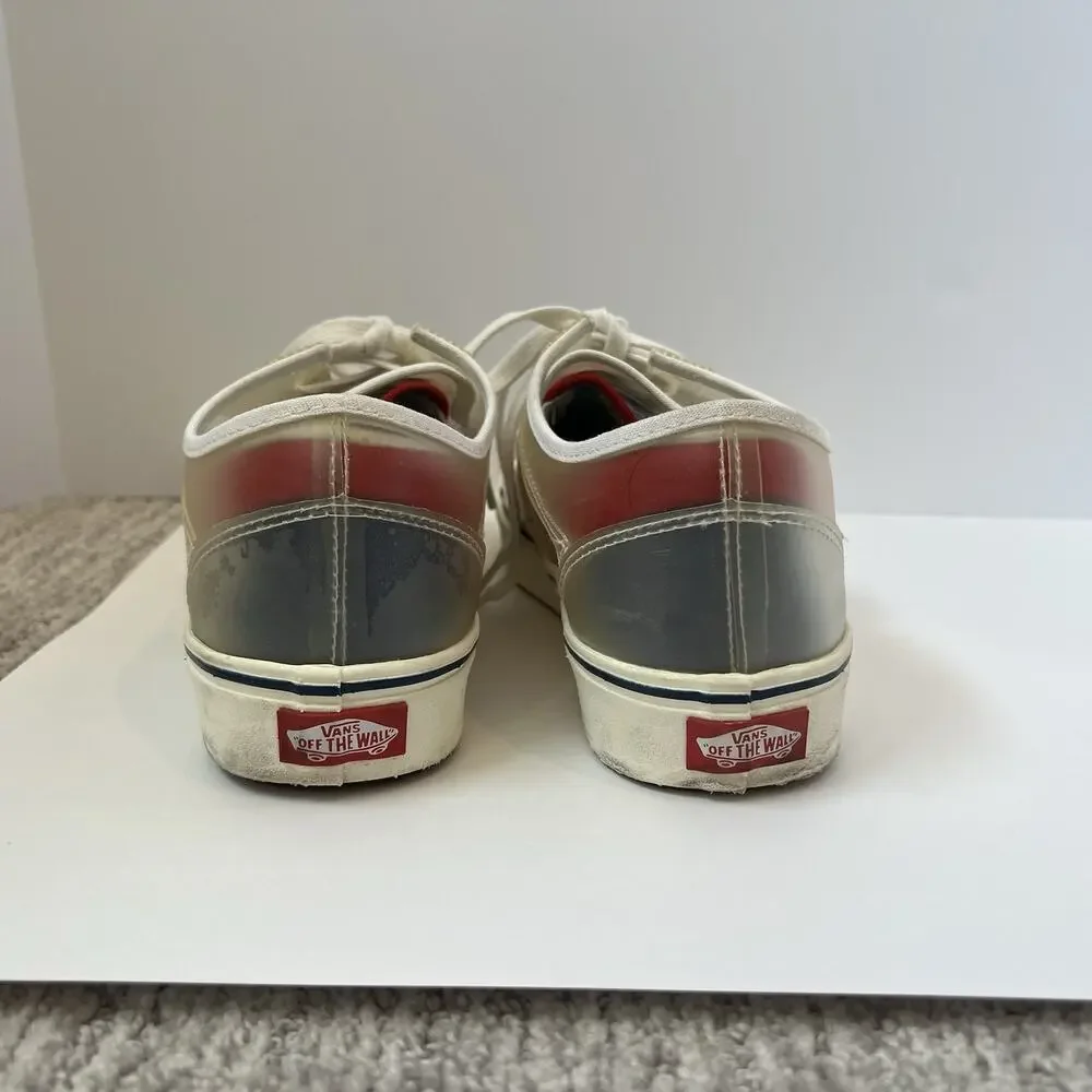 Vans ComfyCush Slip-Skool Canvas True Navy Red Shoes Mens Size 7, Women’s 8.5